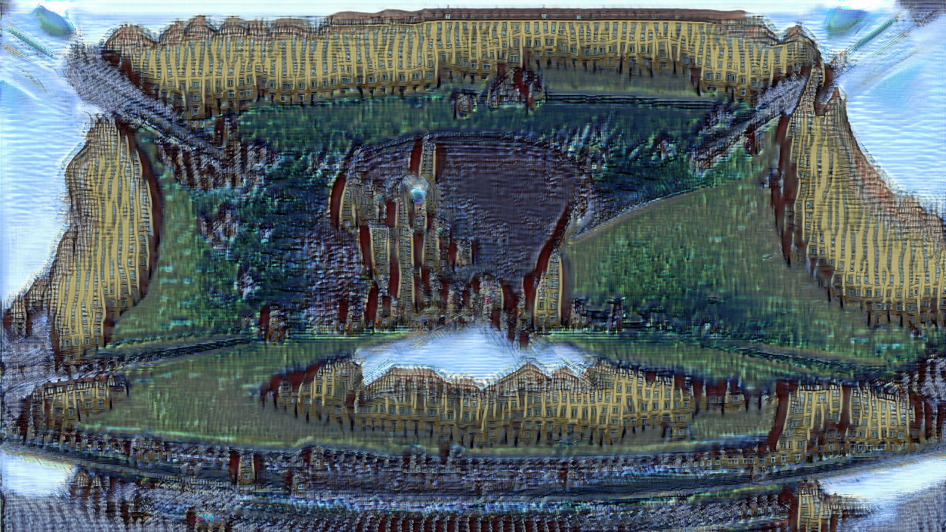 AI-generated speculative roadscape exploring post-automobile futures, Post Motor City S